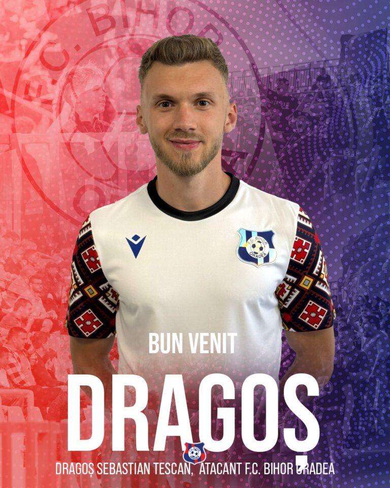FC Bihor bifează un nou transfer. Dragoș Sebastian Tescan a semnat cu echipa orădeană