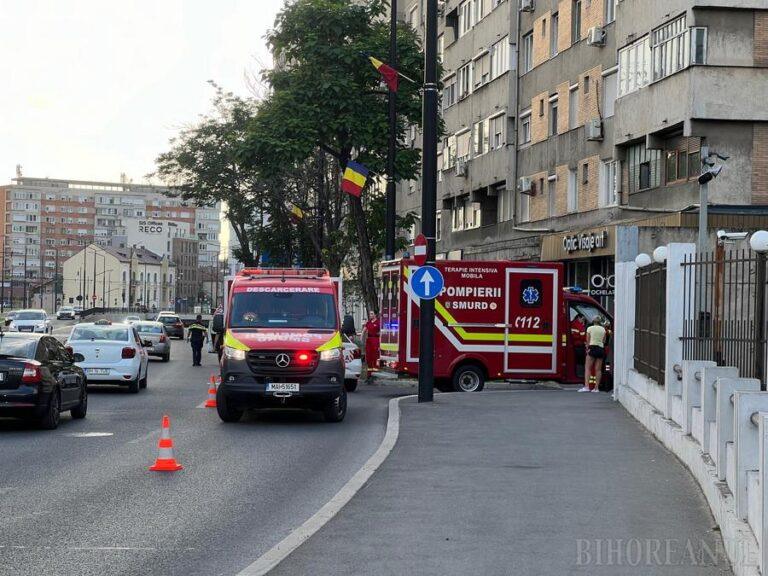 O femeie de 27 de ani a murit după ce a căzut de la etajul 7 al unui bloc din Oradea