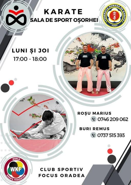 Karate pentru toți – antrenamente deschise la Oșorhei