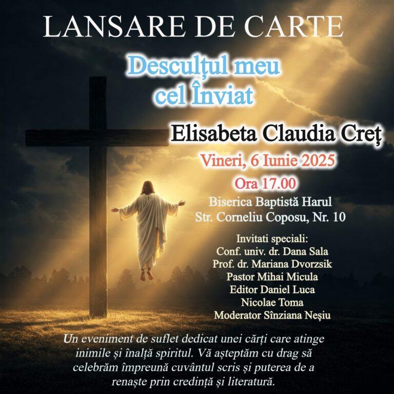 Versuri care vindecă. Profesoara Elisabeta Claudia Creț își lansează noul volum de poezii