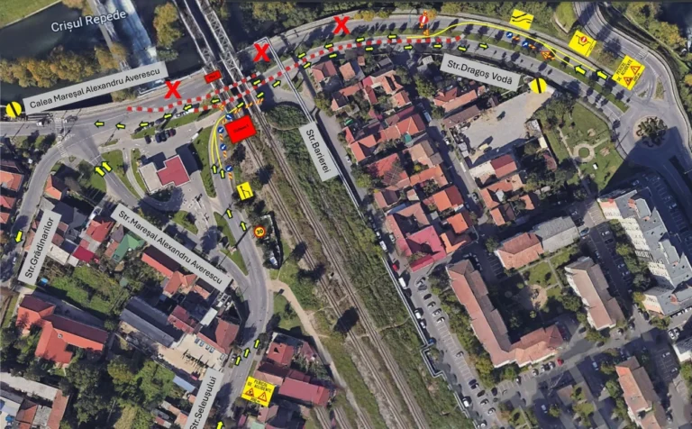 Restricții de circulație în zona străzii Dragoș Vodă