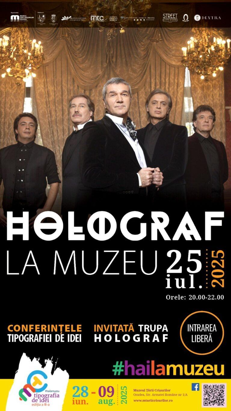 Trupa Holograf vine la Muzeul Țării Crișurilor