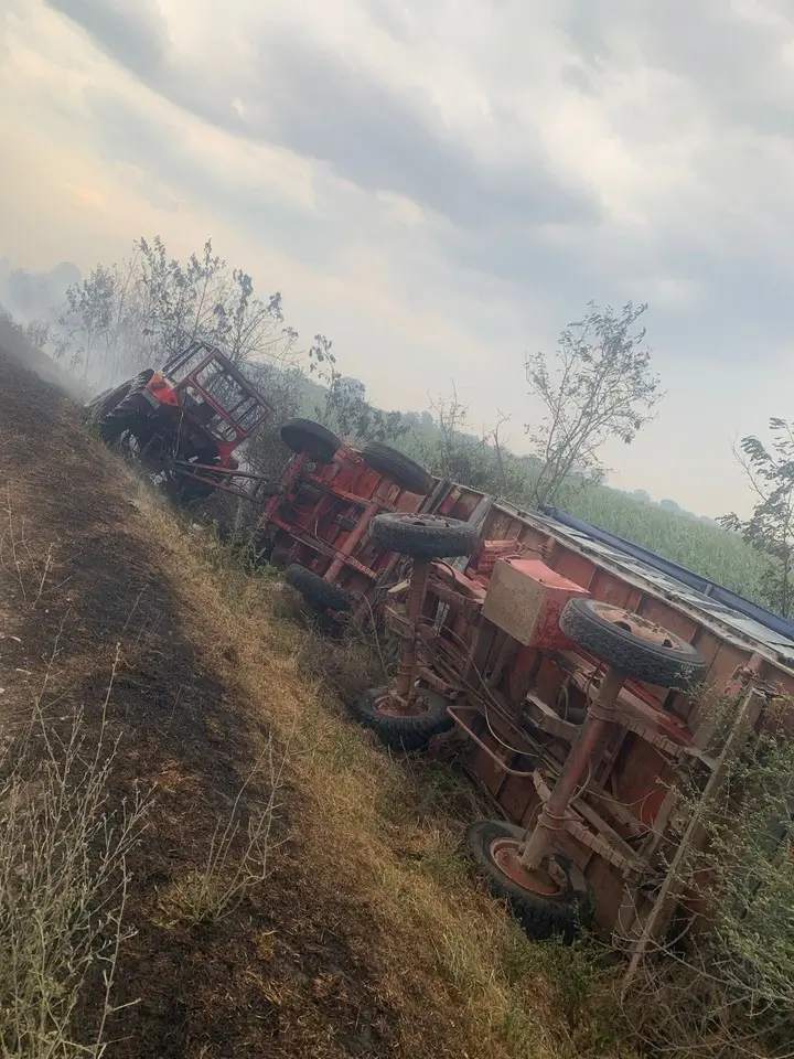 Doi bărbați, răniți într-un incendiu din comuna bihoreană Batăr. Unul a suferit arsuri grave