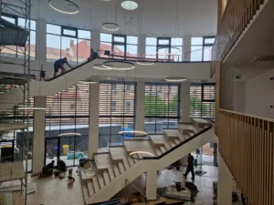 Lucrările la Biblioteca Județeană „Gheorghe Șincai” Oradea au intrat în etapa finală-02