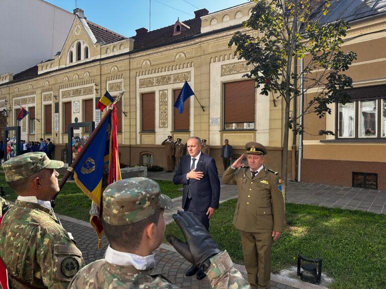 Ceremonie solemnă la Oradea cu ocazia Zilei Imnului Național al României