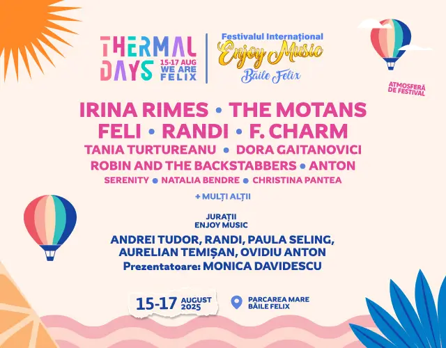 Thermal Days 2025 – trei zile de muzică live în Băile Felix