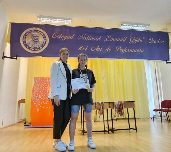 O elevă din Aleșd, performanță națională în Matematică