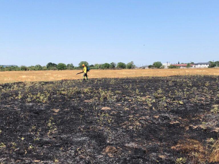 Peste 65 de incendii de vegetație uscată, produse în luna iunie, în Bihor