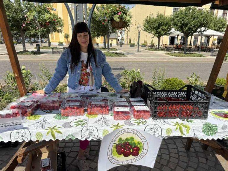 Tânăra care cultivă roșii curate pentru viitorul copiilor săi