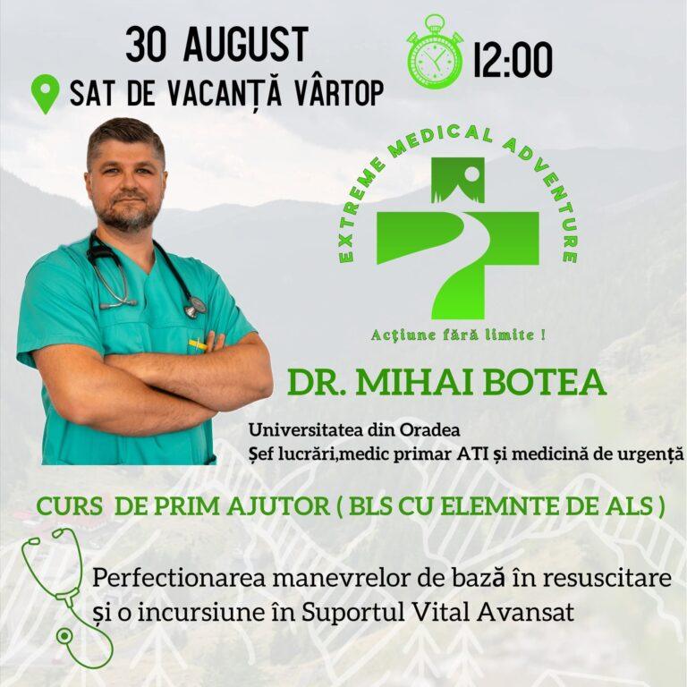 Curs intensiv de prim ajutor organizat de Serviciul Județean de Ambulanță Bihor, în cadrul evenimentului E.M.A.