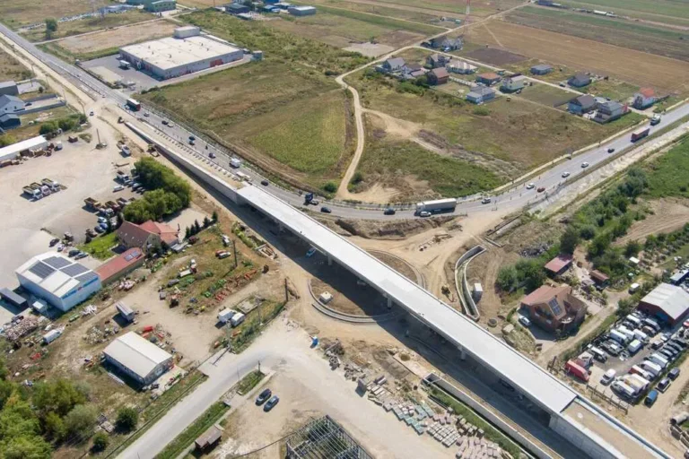 Lucrările la Pasajul Oșorhei au ajuns la 75%