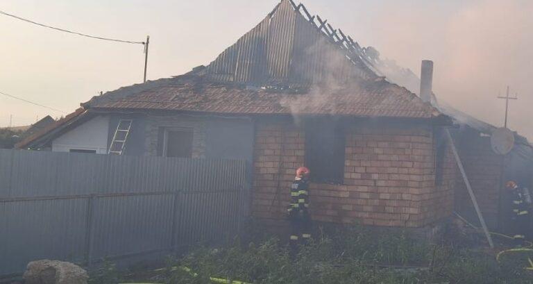 Incendiu de natură electrică, la o casă din Abram