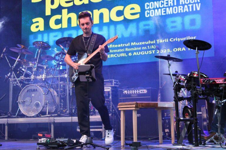 „Give Peace a Chance” – concert pentru pace și memorie, în parcul Muzeului Țării Crișurilor