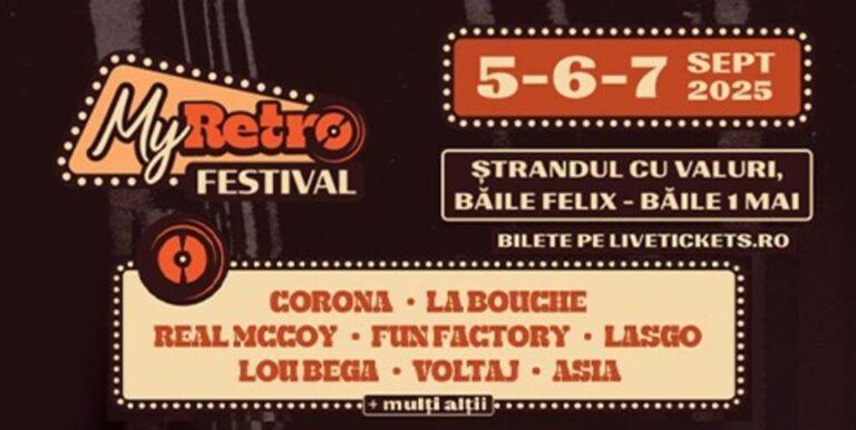 Au fost puse în vânzare biletele pentru My Retro Festival, de la Băile 1 Mai