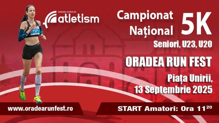 Oradea se pregătește de primul Run Fest și Campionatul Național de Alergare pe Șosea 5K