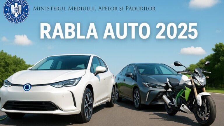 Programul „Rabla Auto 2025” — Ghidul de finanțare, lansat în consultare publică. Se schimbă valoarea ecotichetelor