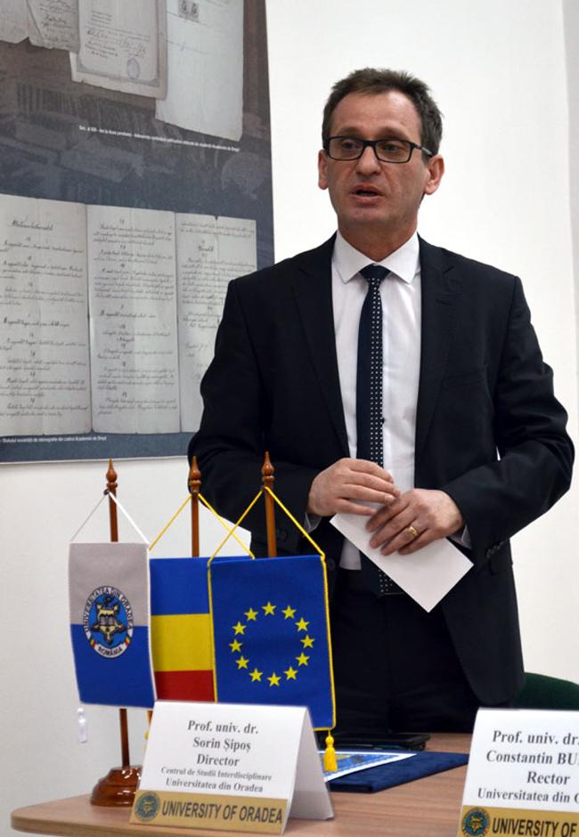 Prorectorul Universității din Oradea, prof. univ. dr. habil. Sorin Șipoș, Doctor Honoris Causa al Universității de Stat a Republicii Moldova