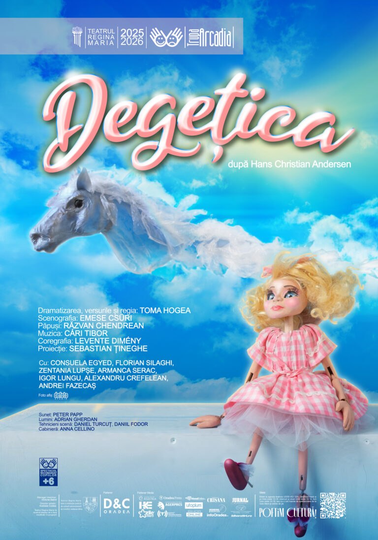 „Degețica” deschide stagiunea 2025-2026 a Trupei „Arcadia” la Teatrul Regina Maria
