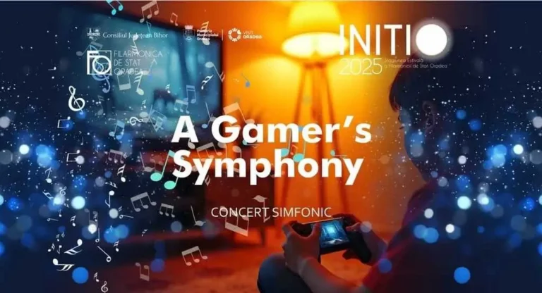 Filarmonica de Stat Oradea aduce universul jocurilor video pe scena clasică. „A Gamer’s Symphony”, în Cetatea Oradea
