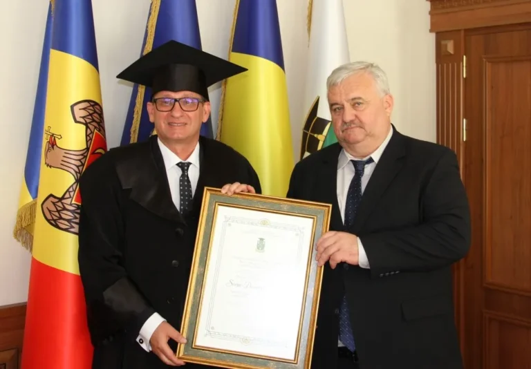 Prof. univ. dr. habil. Sorin Șipoș, Doctor Honoris Causa al Universității de Stat din Moldova, a primit felicitări din partea premierului Ilie Bolojan