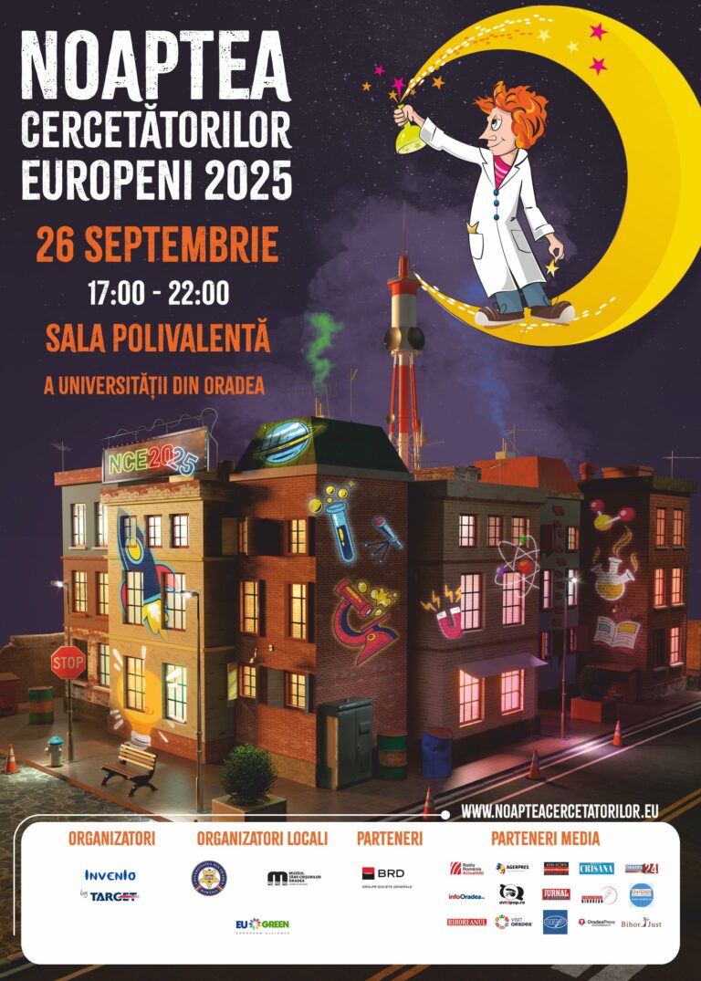 Universitatea din Oradea găzduiește, din nou, Noaptea Cercetătorilor Europeni