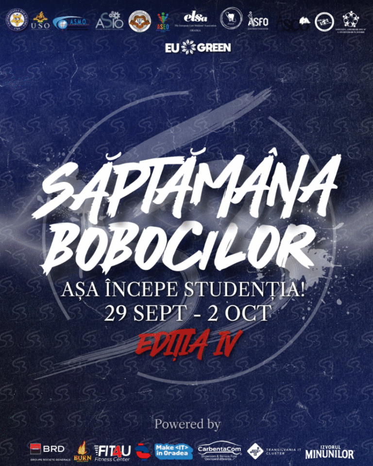 La Universitatea din Oradea s-a dat startul înscrierilor la Săptămâna bobocilor