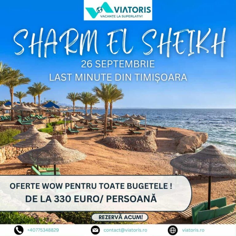 Sharm El Sheikh – mai accesibil ca oricând! Oferte last minute pentru toate bugetele