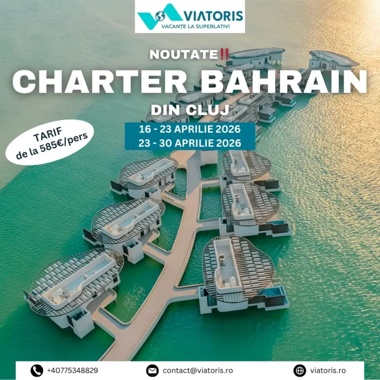 Noutate din Cluj – Zbor charter direct către Bahrain