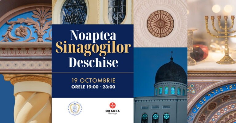 Noaptea Sinagogilor Deschise, în Oradea. Vezi programul tururilor ghidate