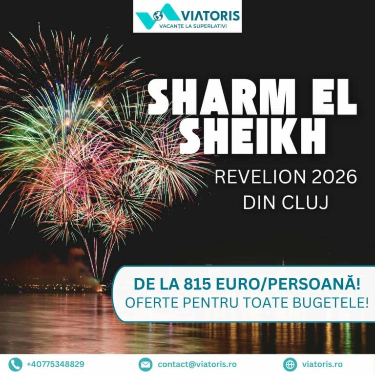 Revelion de vis în Sharm el Sheikh – Vacanță exotică all inclusive, cu zbor direct din Cluj