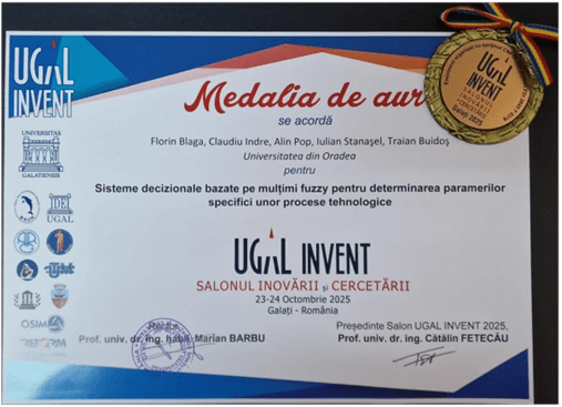 Inovație de aur, la Oradea. Cercetătorii Universității, distinși la UGAL INVENT 2025