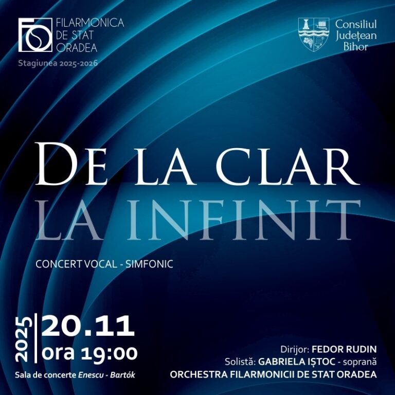 Concert special, la Filarmonica din Oradea. Mozart și Mahler, „de la clar la infinit”