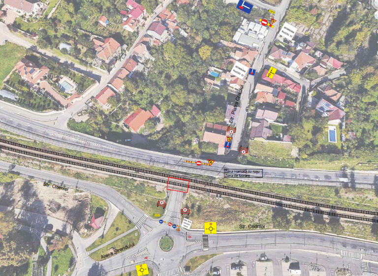 Restricții de circulație pe mai multe străzi din Oradea, din cauza lucrărilor la pasajele feroviare