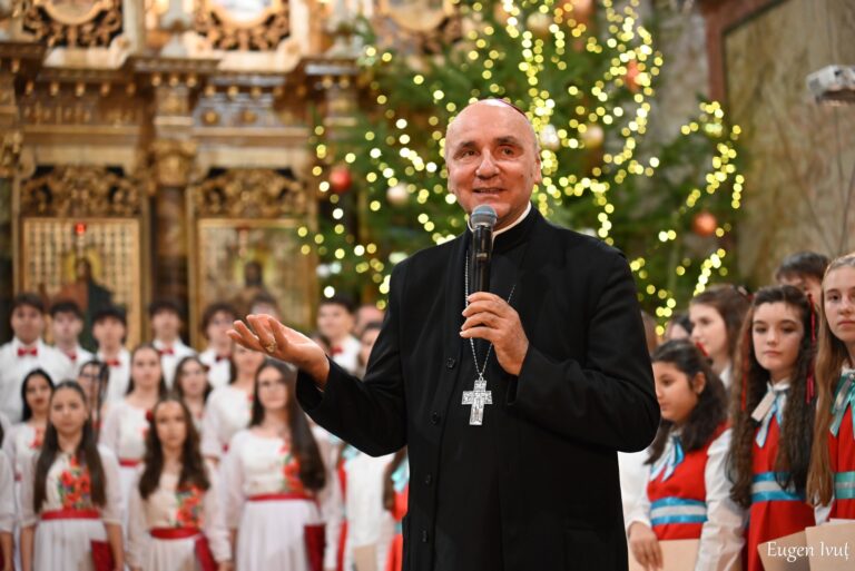 Concert de colinde, la Catedrala Greco-Catolică „Sfântul Nicolae” din Oradea. Vocile copiilor au adus liniște și bucurie înainte de Crăciun (FOTO)