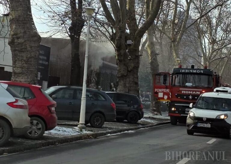 Incendiu la Restaurantul Rivo din Oradea. Flăcările au izbucnit la sistemul de ventilație