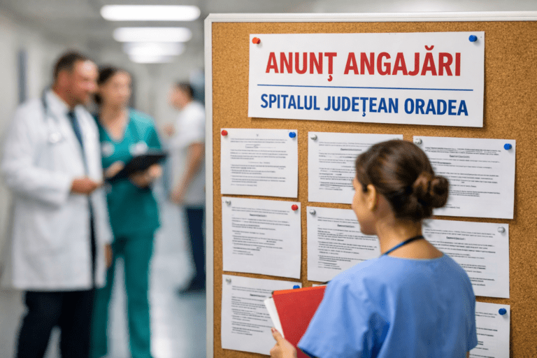 Peste 400 de locuri de muncă sunt disponibile în Bihor la început de an. Spitalul Județean din Oradea angajează zeci de persoane