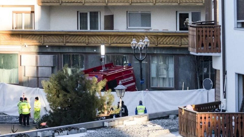 Barul Le Constellation din stațiunea elvețiană Crans-Montana. Foto: EPA/Agerpres.