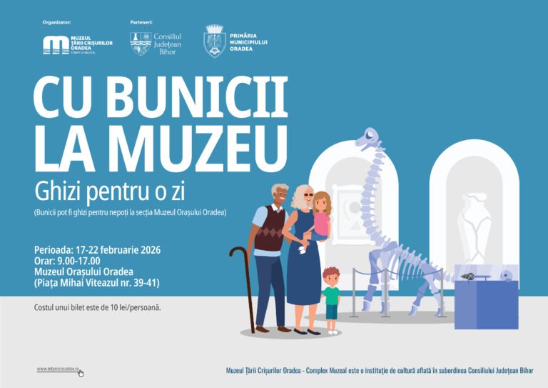 Cu bunicii la muzeu. Muzeul Țării Crișurilor Oradea invită bunicii să devină ghizi pentru nepoți