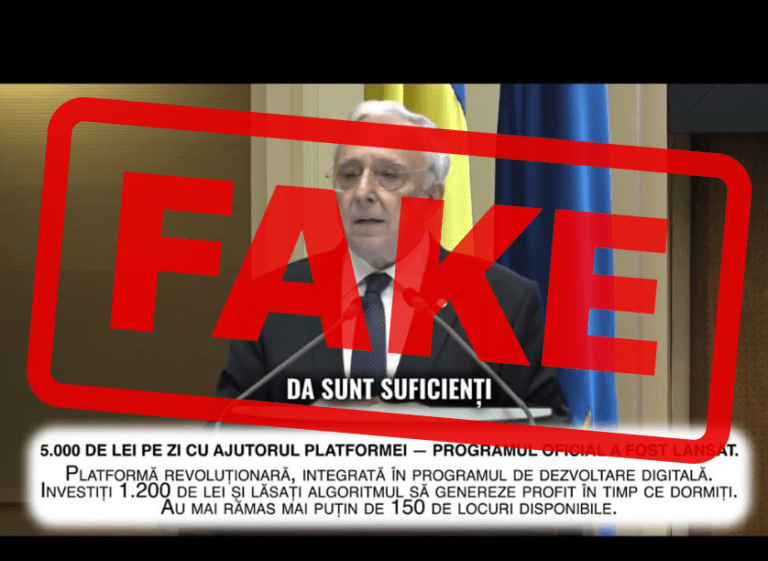 Tentativă nouă de fraudă online. Deepfake cu Mugur Isărescu folosit pentru investiții false