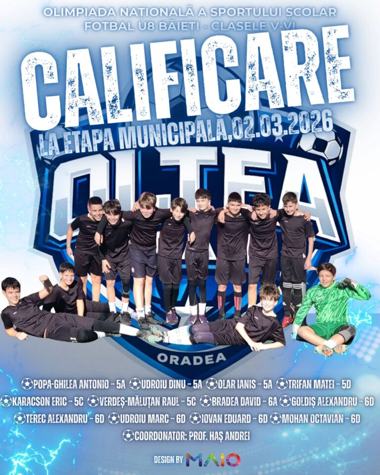 Vacanță cu calificare pentru echipa U12 de fotbal a Școlii Gimnaziale „Oltea Doamna”