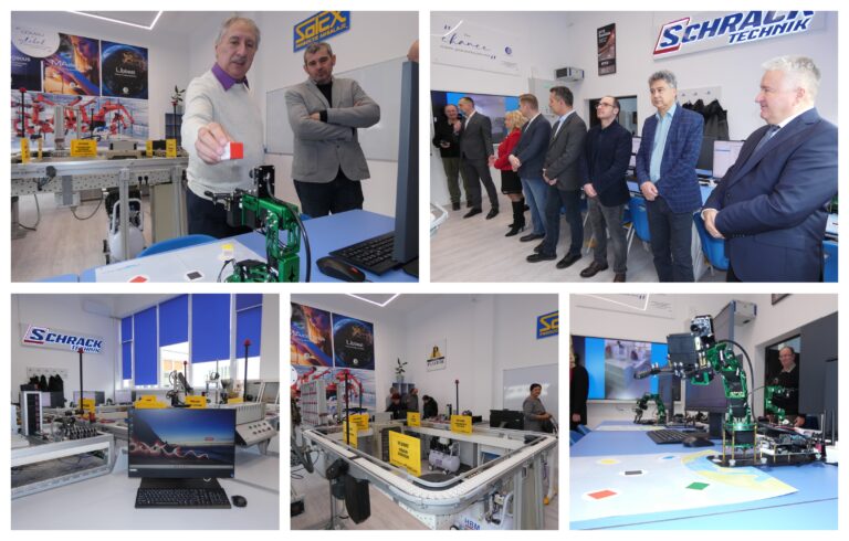 Universitatea din Oradea a inaugurat un laborator modern, dotat cu roboți, pentru viitorii ingineri