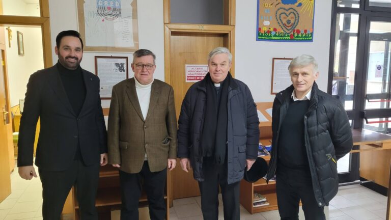 Delegație Caritas, în vizită la Liceul Don Orione din Oradea