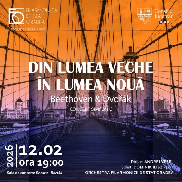 Beethoven și Dvořák, într-un concert aproape sold out la Filarmonica din Oradea