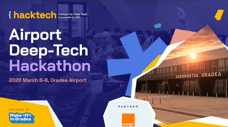 Oradea găzduiește primul hackathon deep-tech organizat într-un terminal de aeroport din România