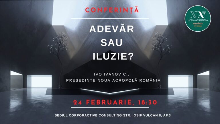 Cum recunoaștem manipularea? Conferință-eveniment organizată la Oradea