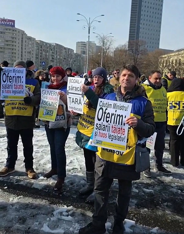 FOTO: Federația Sindicatelor din România, captură video