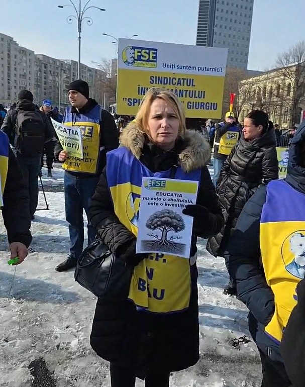 FOTO: Federația Sindicatelor din România, captură video