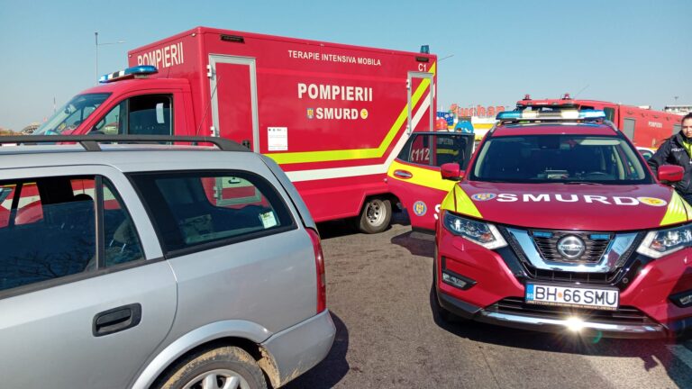 Accident pe Centura Oradea. Două persoane au fost rănite, una a ajuns la spital