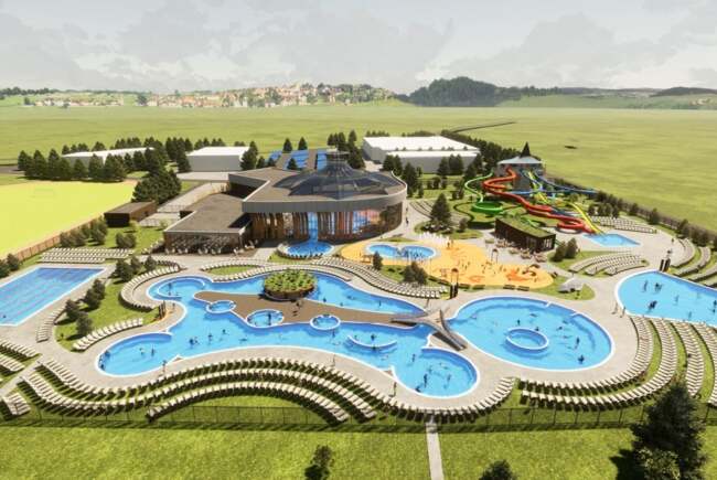 Aquaparkul „Toldi” din Salonta prinde contur. Vezi când vor fi gata lucrările (FOTO)