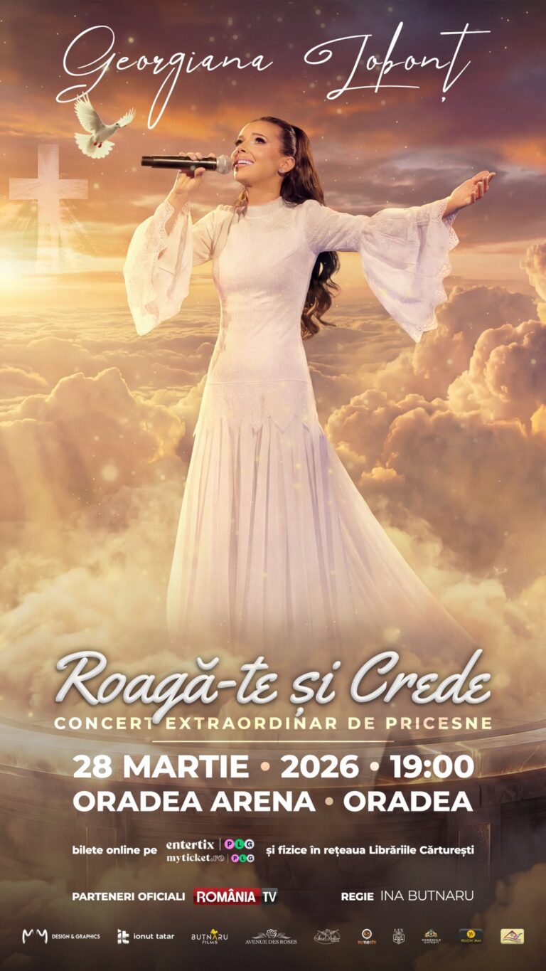 Georgiana Lobonț, concert de pricesne „Roagă-te și Crede!”, la Oradea